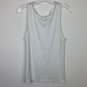 Anthropologie | White Sleeveless Tank Top